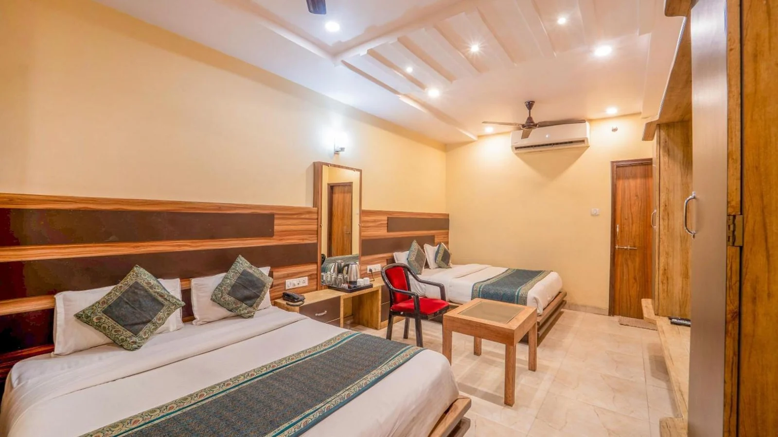 Family guest room at Hotel Augusto, Varanasi